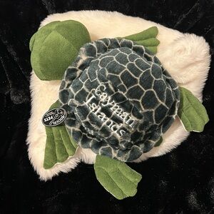 ROCKIN PETS CAYMAN ISLANDS Green SEA Turtle SOFT Plush Toy NWT!